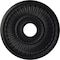Ekena Millwork Melonie Ceiling Medallion (Fits Canopies up to 6 3/8"), 16"OD x 3 5/8"ID x 3/4"P, Steel Gray CM16MLSGS - alternate 1